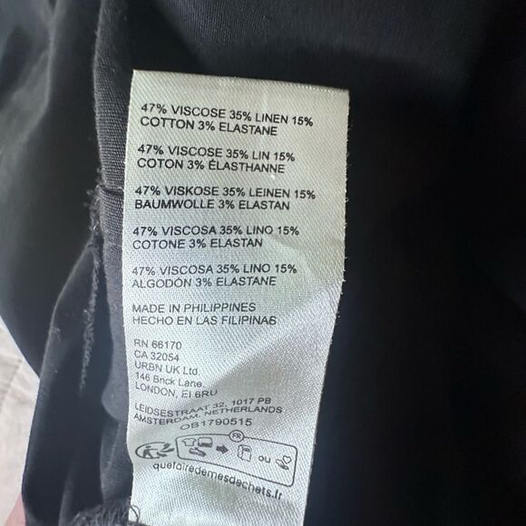 Anthropologie Maeve Collette Jumpsuit in Black Size 2 - Picture 11 of 11